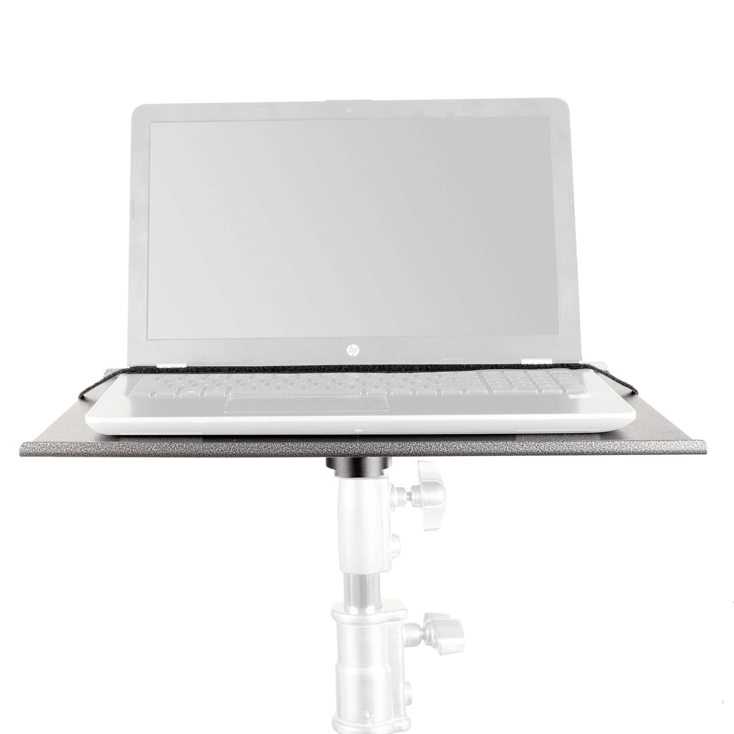 Adjustable Height Laptop Tray with Dual Monitor Mount Arm Kit