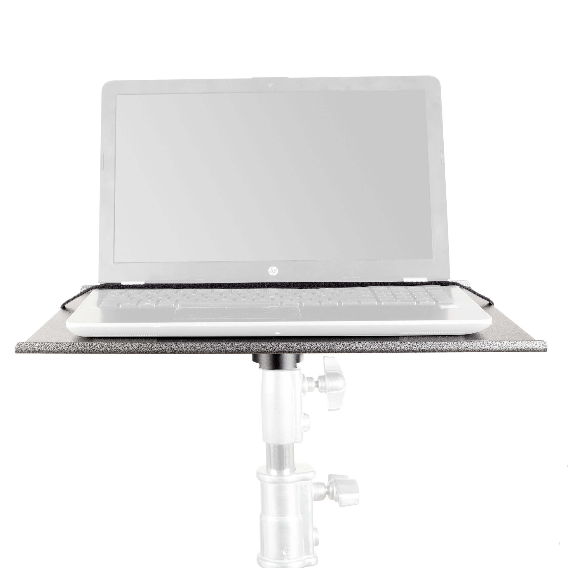 Adjustable Height Laptop Tray with Dual Monitor Mount Arm Kit