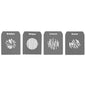 Custom Laser-Cut Gobo Plates Set for Optical Snoot Spot Projector