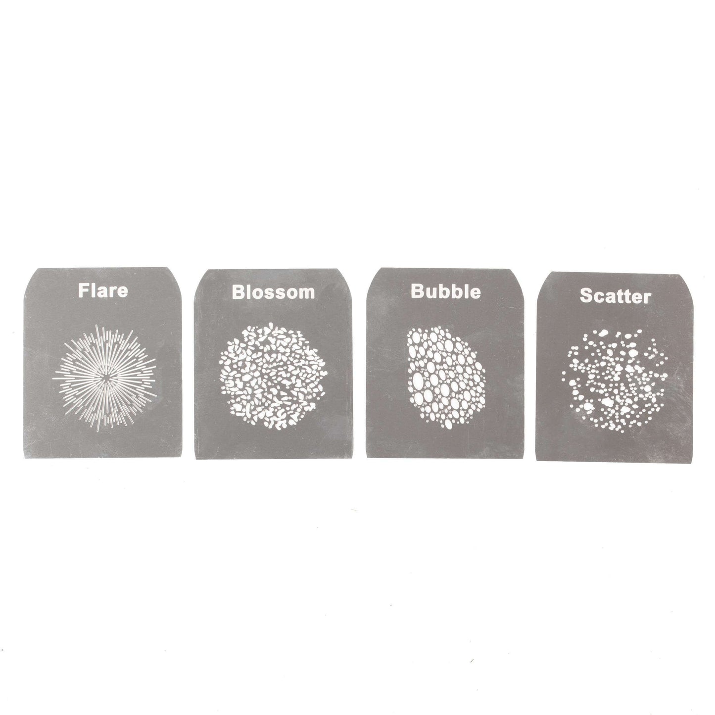 Gobo Set C Laser-Cut Stainless Steel Gobos Kit for EF/Mount Optical Snoot