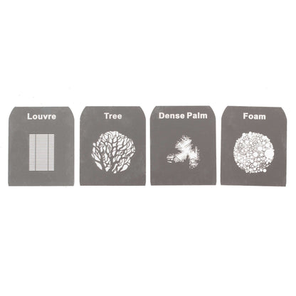 4-in-1 Light Effect Cards for Optical Snoot Spot Projectors (Set D) 