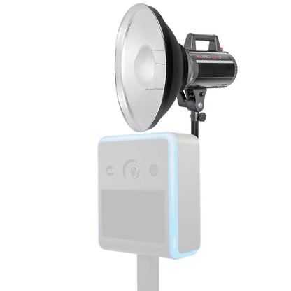 LUMI200 Single Flash Booth Light Portrait Kit with Beauty Dish