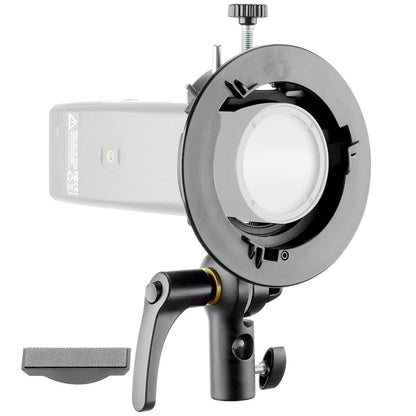 S-Type Bracket Holder with Bowens Mount for Speedlite Flash Snoot