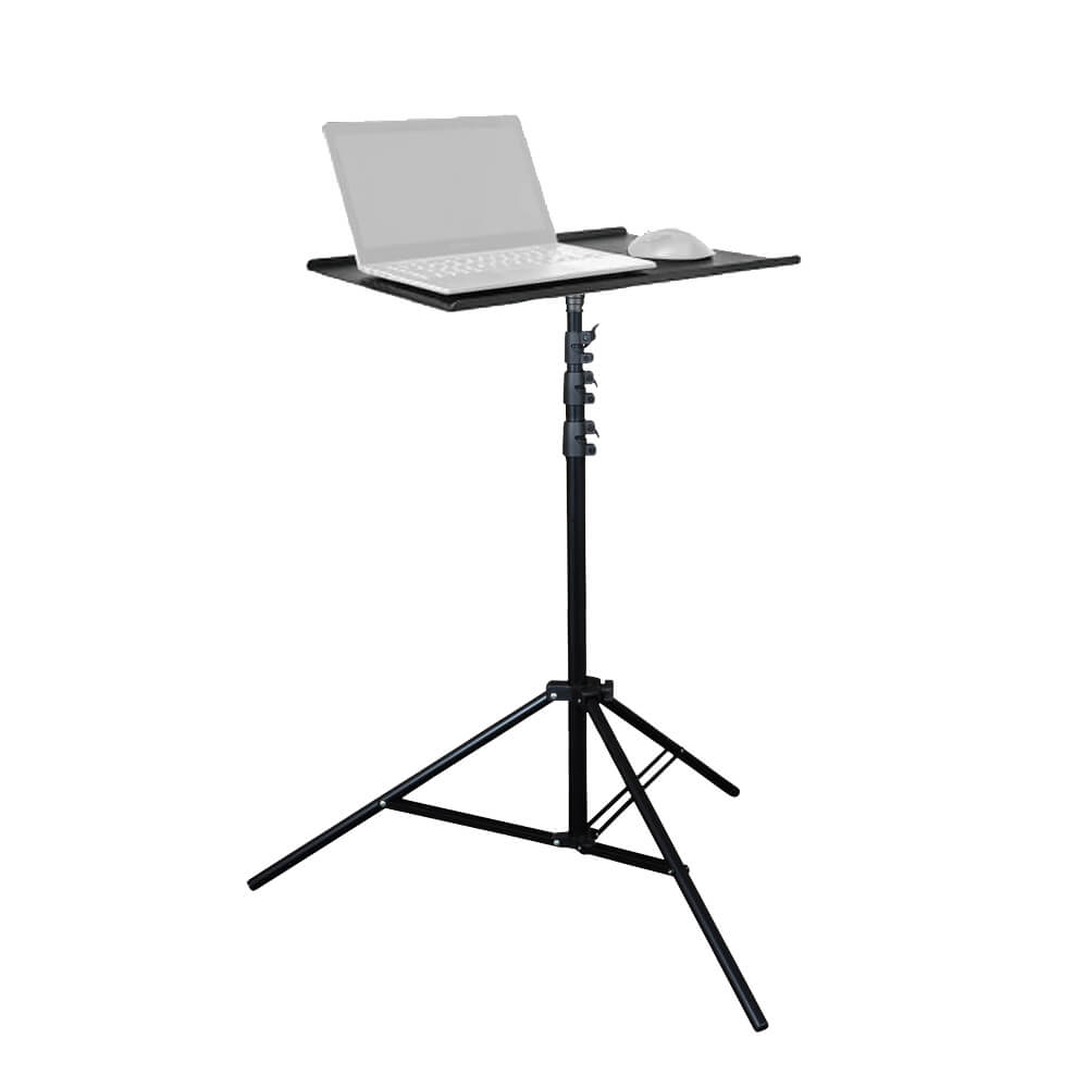 45x40.5cm Laptop Tray Table with Adjustable Light Stand Kit