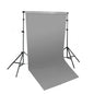 1.35x10m Multi-Color Seamless Paper Photography Background with Stand (Grey)
