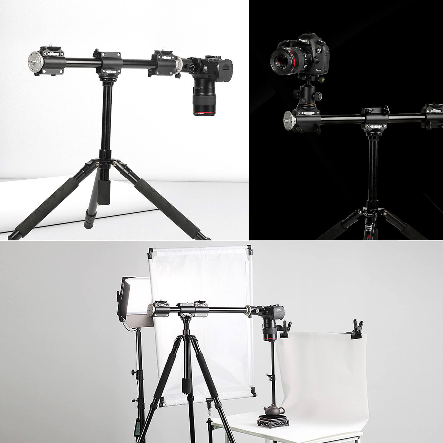 Tripod Accessory Cross Arm By PixaPro 