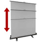 1.5mx2m Grey Folding Background Screen with Pull Up System