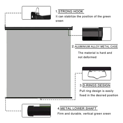 Quick and Easy Set-Up Crease-Free Foldaway Backdrop