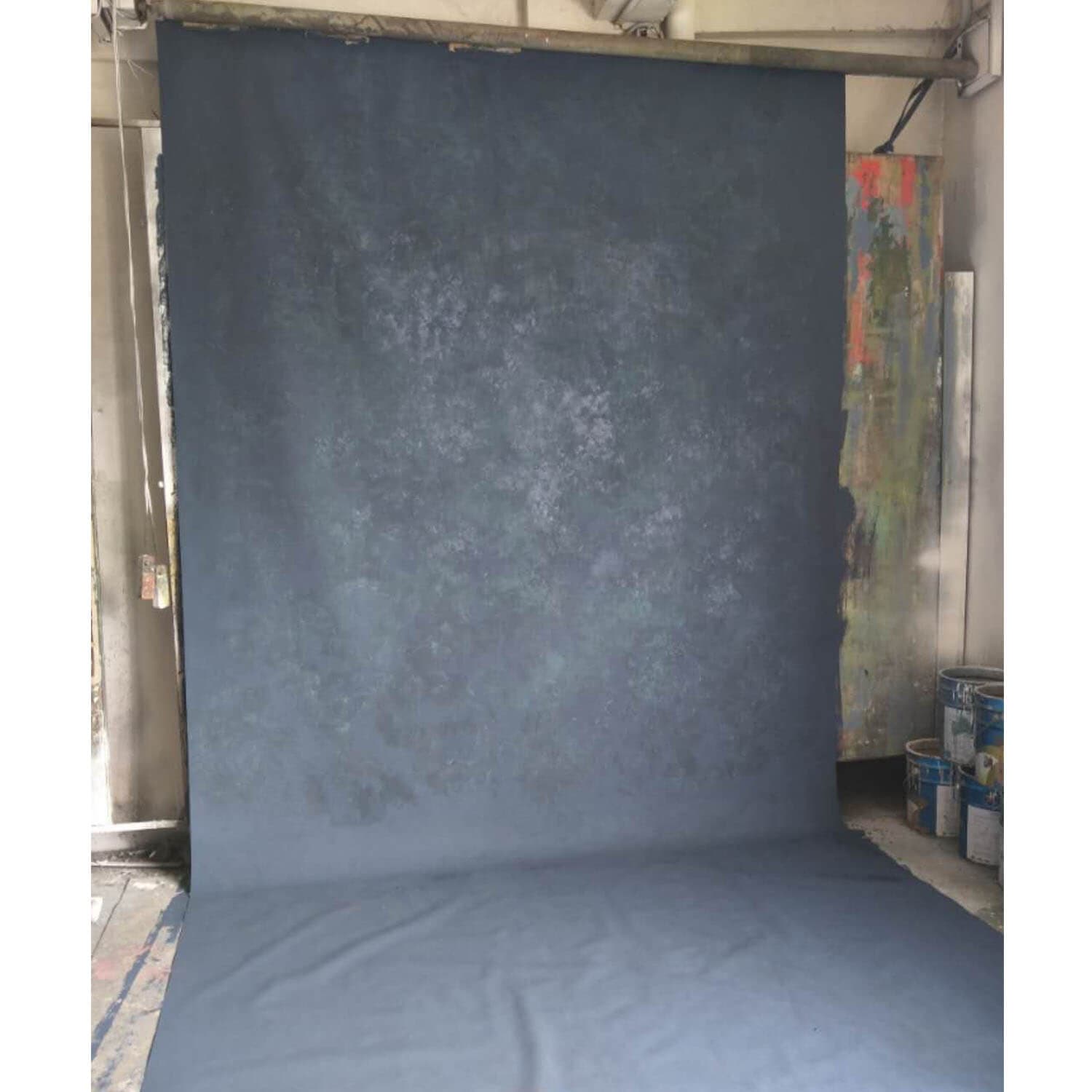 (HP-NS) Grey Topaz Hand-Painted Canvas Photography Studio Backdrop (2x3m) 