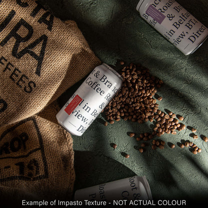 (HP-NS) 2 x 3m Impasto Textured Hand Painted Background (Moss Grey)