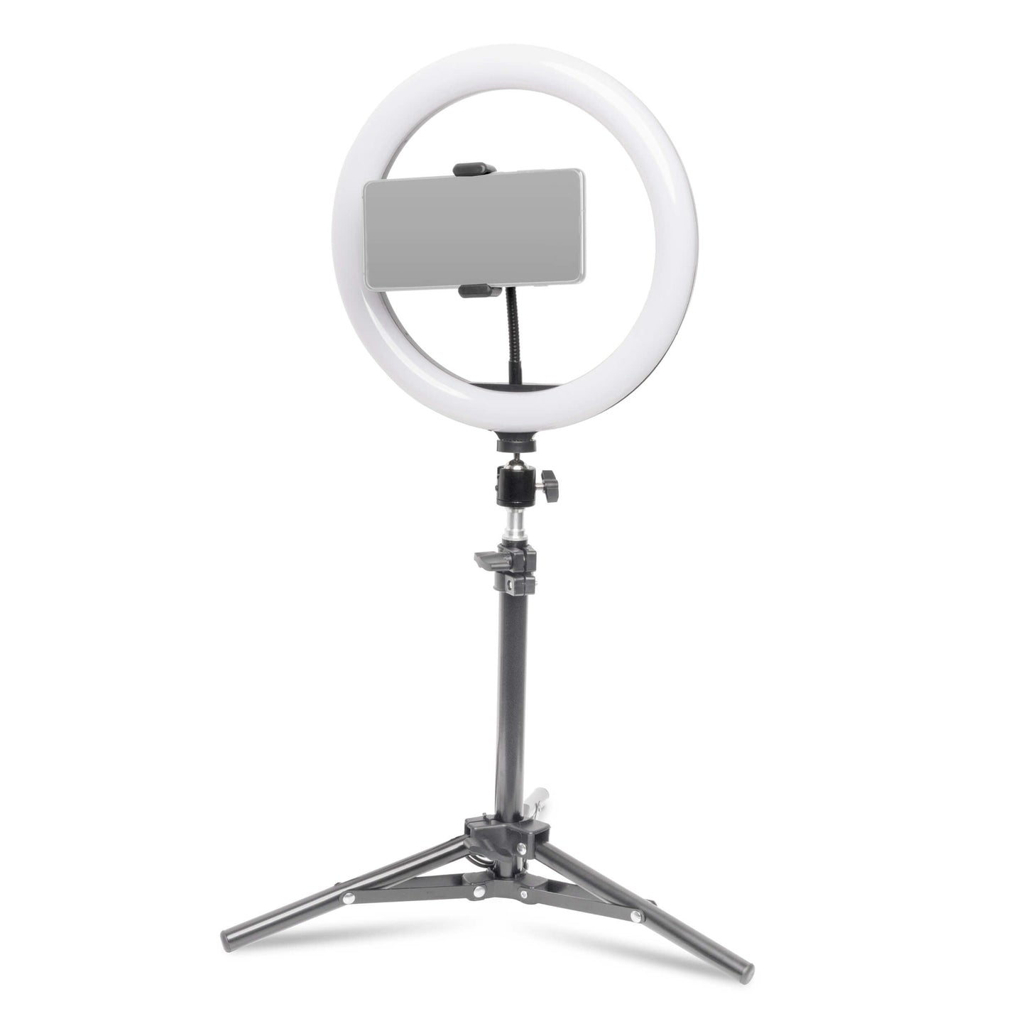 PixaPro 10" Large LED Ring Light with Stand & Smartphone Mount