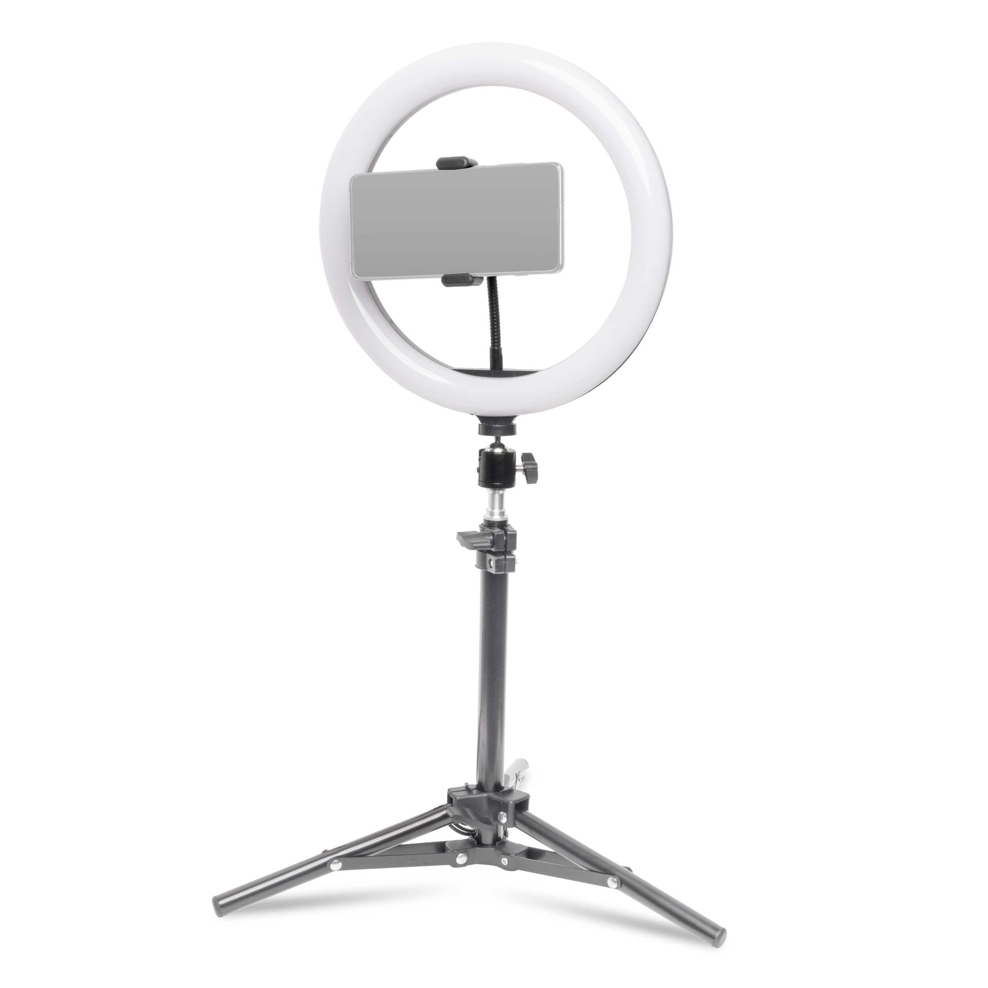 PixaPro 10" Large LED Ring Light with Stand & Smartphone Mount