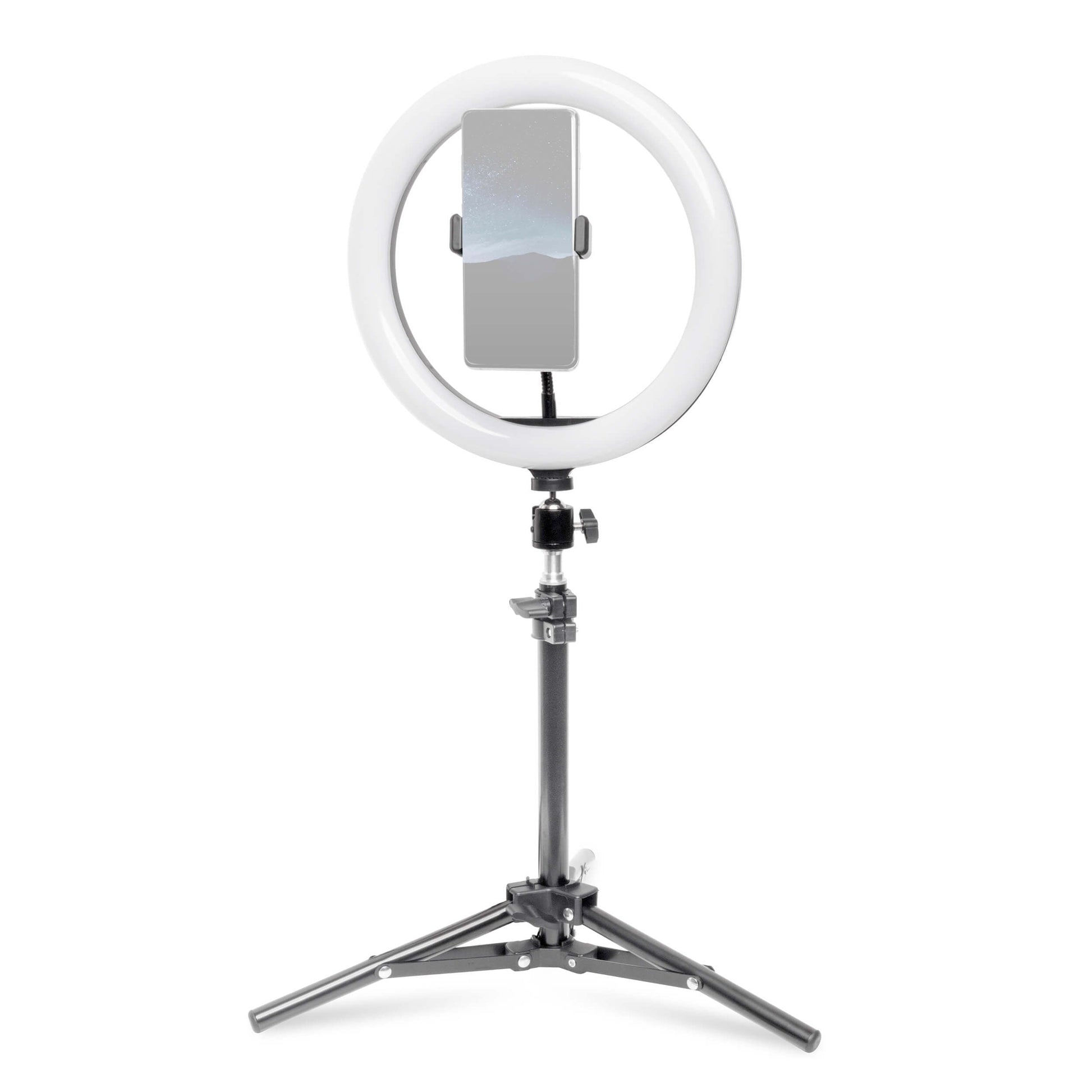 PixaPro 10" Large LED Ring Light with Stand & Smartphone Mount