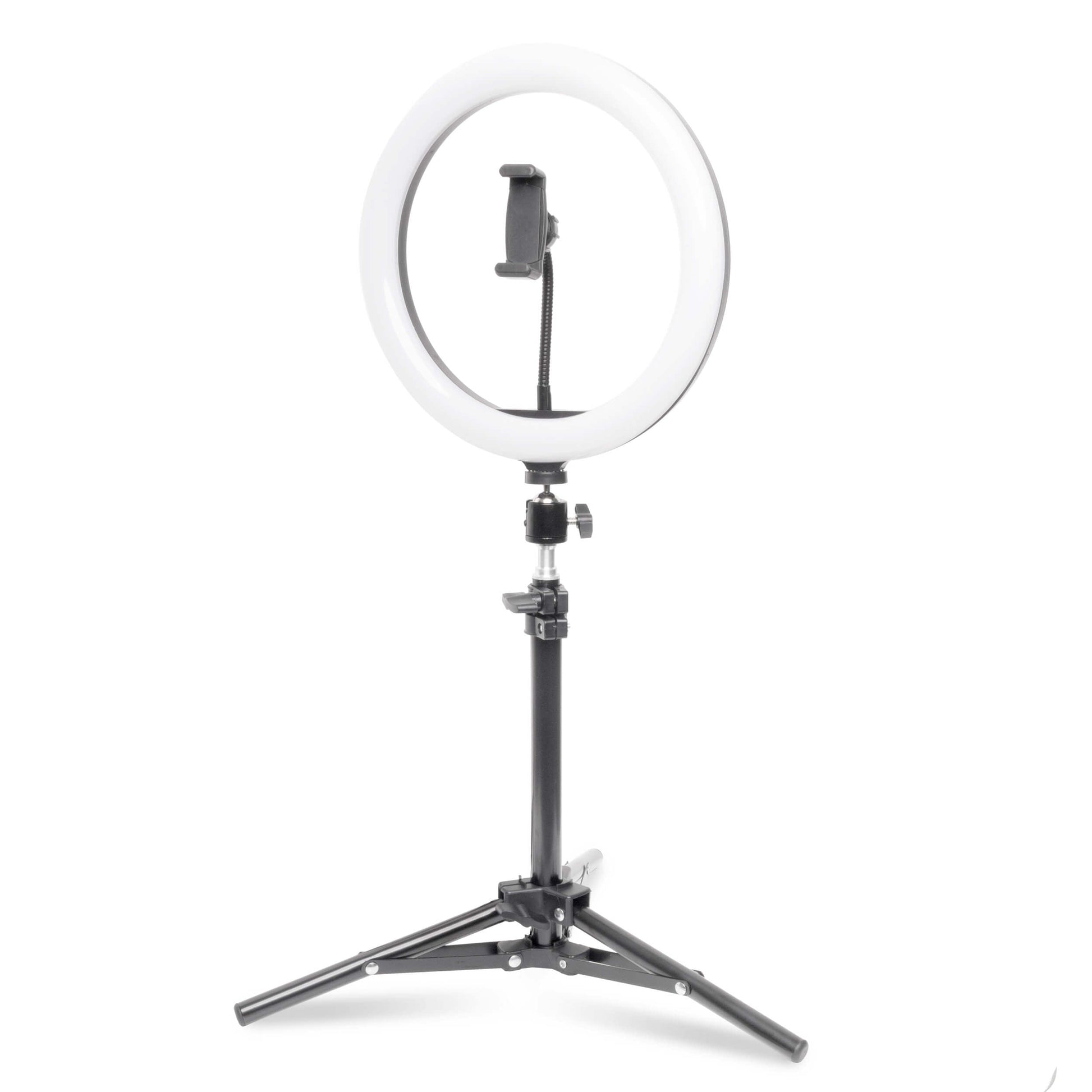 PixaPro 10" Large LED Ring Light with Stand & Smartphone Mount
