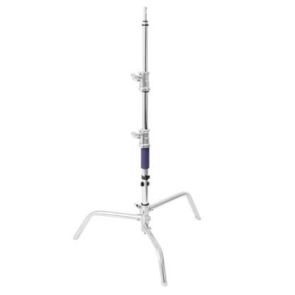 20" C-Stand with Spring Loaded Detachable Turtle Base - PixaPro 