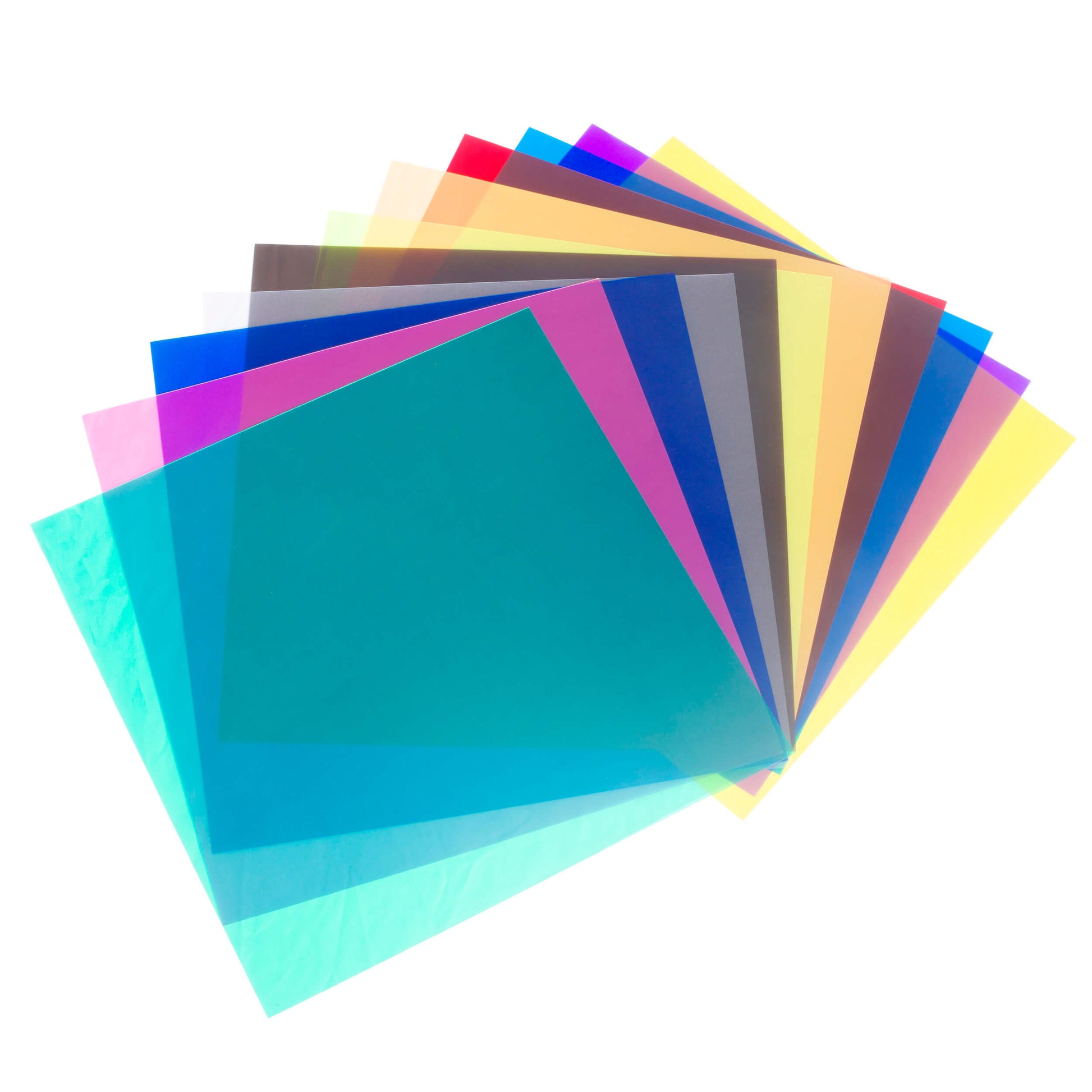 12x12" 11Pcs Creative Colour Light Gel Pack 