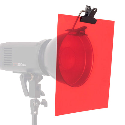 12x12" 11Pcs Creative Colour Light Gel Pack and Multi Clip Clamp Bundle