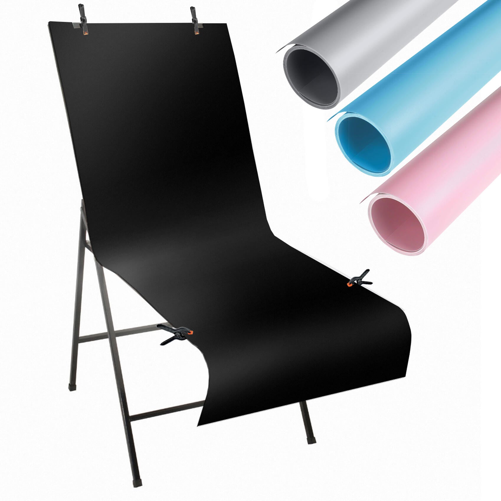 Complete Kit Still Life Shooting Table with PVC Drops & A-Clamps 