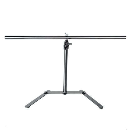 Table Top Background Stand with Black & White PVC Background