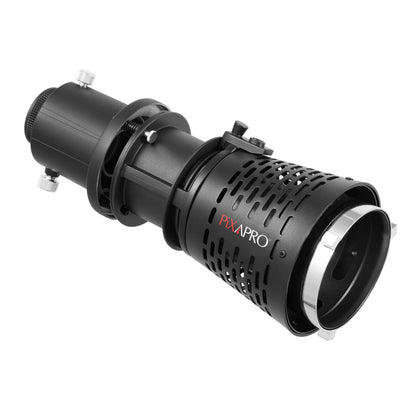 PixaPro SA-P Projection Attachment Adapter for Mounting Godox SA-17 Projector to Bowens Mount LED Light