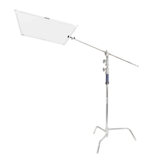 90x90cm (35.4inx35.4in) Foldable Sun Scrim Diffuser with C-Stand & Boom Arm