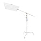 90x90cm (35.4inx35.4in) Foldable Sun Scrim Diffuser with C-Stand & Boom Arm
