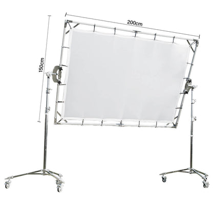 150x200cm Butterfly Frame Diffuser Panel & Light Stands - PixaPro 