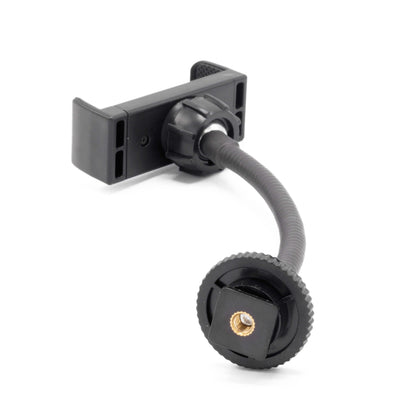 Rotatable Gooseneck Smart Phone Bracket with Hot Shoe Connector 