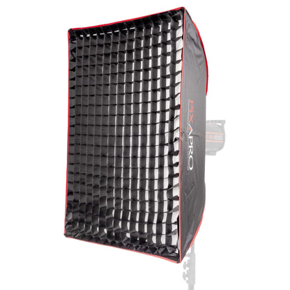 60x90cm (23.6"X35.4") Rectangular Easy-Open Umbrella Softbox With 4cm Grid