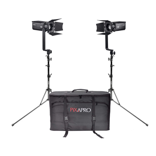 S60D 60W Daylight-Balanced Outdoor LED Focus Light Twin Kit