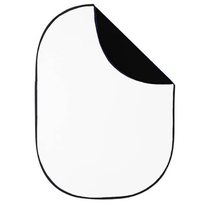 1.5x2m Black/White Anti-Crease Pop Up Studio Background