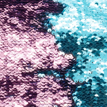 Pink/Light-Blue Creative Glamorous Adjustable Sequin Backdrop
