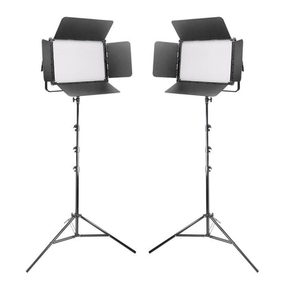 LECO1500B MKII 150Ws Bi-Colour LED Panel Twin Kit By PixaPro 
