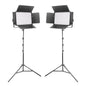 LECO1500B MKII 150Ws Bi-Colour LED Panel Twin Kit By PixaPro 