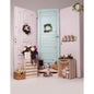2x3m Colorful Door Newborn Digital Photography Background (Design 12)