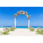 3x4m Outdoor Beach Professional Wedding Studio Background (Design 2)
