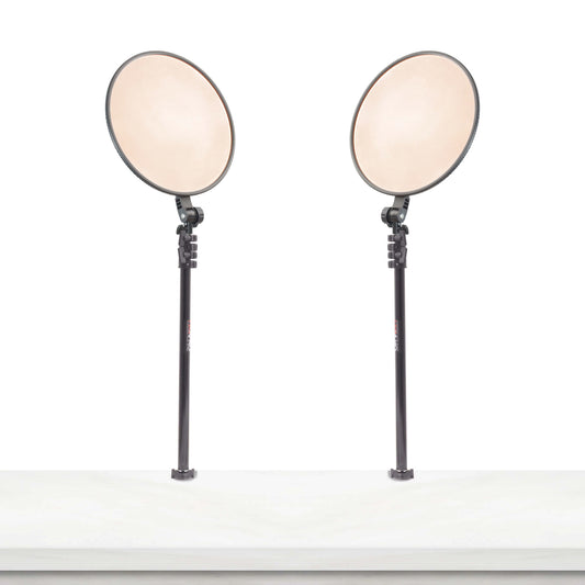Twin LED Panel Kit GLOWPAD 450D 75W Bi-Colour & Table Sand 