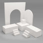White Photography Studio Props Cube  (Arch, Mini Step, Cuboid)