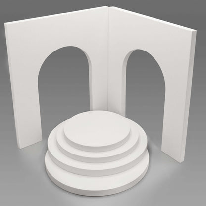 6-In-1 Photography Props Geometric Cube Backgrounds