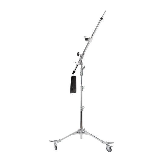  2Pcs Stainless Steel Lighting Super Studio Boom Stand 