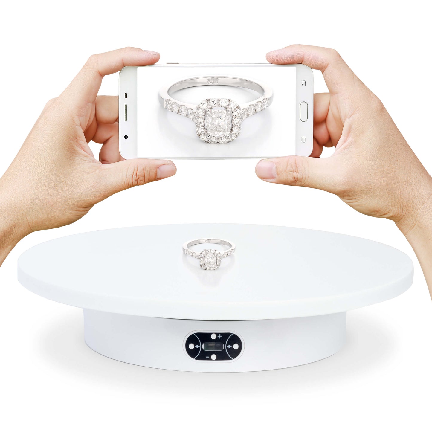 ORBIT300  Electric Rotating Display Stand Remote-controlled Rotating Turntable Display for Photography 