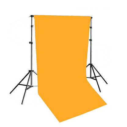 1.35x10m Multi-Color Seamless Paper Photography Background with Stand (Organe Yellow)
