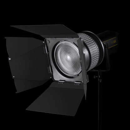 FLS8 8" Optical Fresnel Lens  with LB-01 Barn Doors by Godox