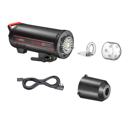 STORM400III 400Ws High-Speed Studio Flash-Latest (QT400 IIIM)