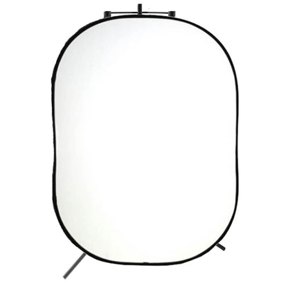  1.5x2m Black/White Pop Up Studio Photography Backdrop & Stand