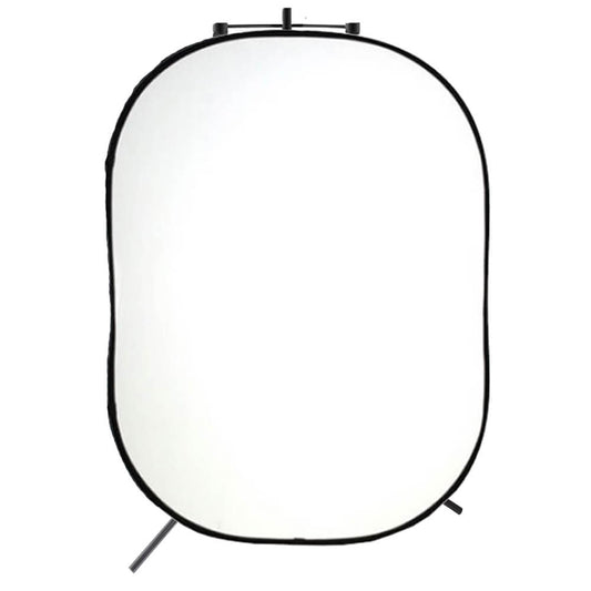  1.5x2m Black/White Pop Up Studio Photography Backdrop & Stand