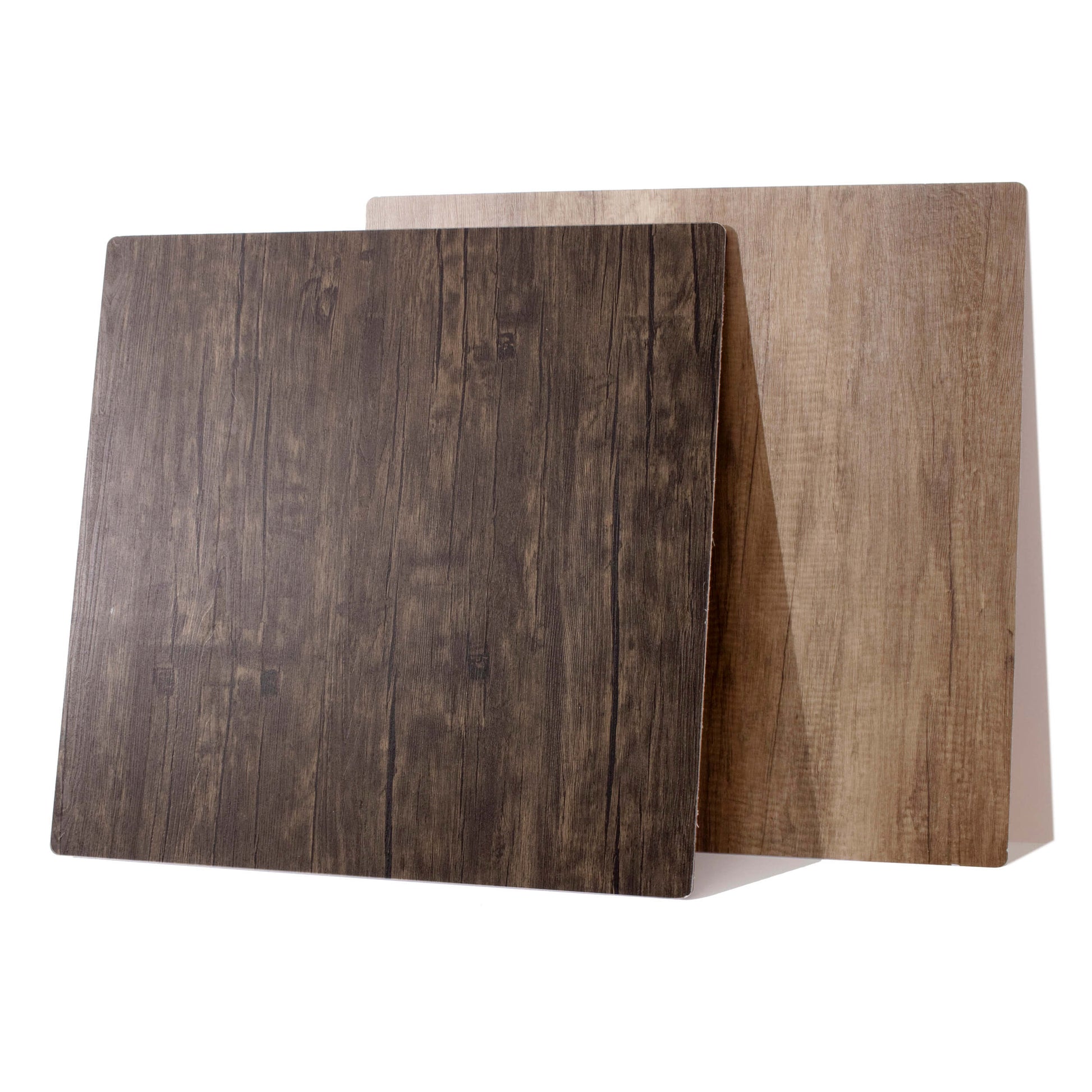 60x60cm Dark Brown Wood Product Photography Backdrop Board