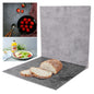 2x Light/Dark Grey Concrete Photo Backdrop Boards for Flat Lay (60x60cm)
