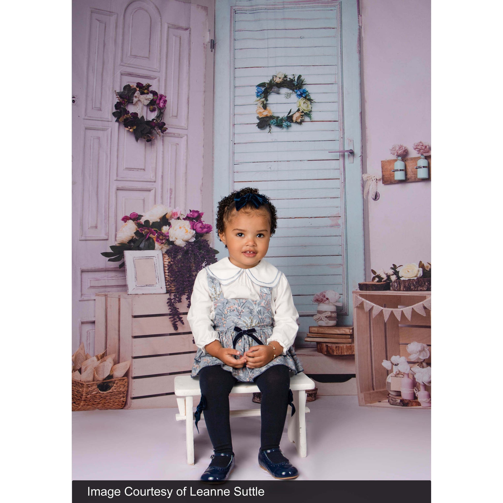 Pixapro Wrinkle-Resistant Printed Polyester Baby Photoshoot Backgrounds 