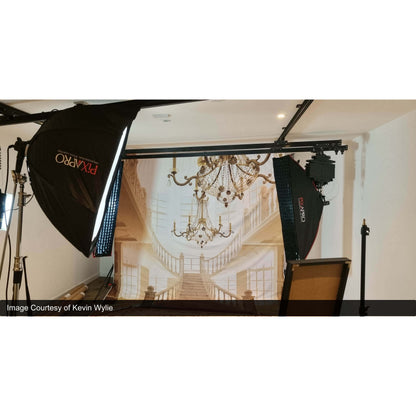 3x4m Carpet Staircase Wedding Photography Screen Backdrop (Wedding Design 3)